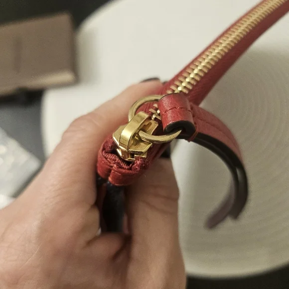 Gucci Web Stripe Canvas Zip Pouch Clutch - Picture 9 of 9